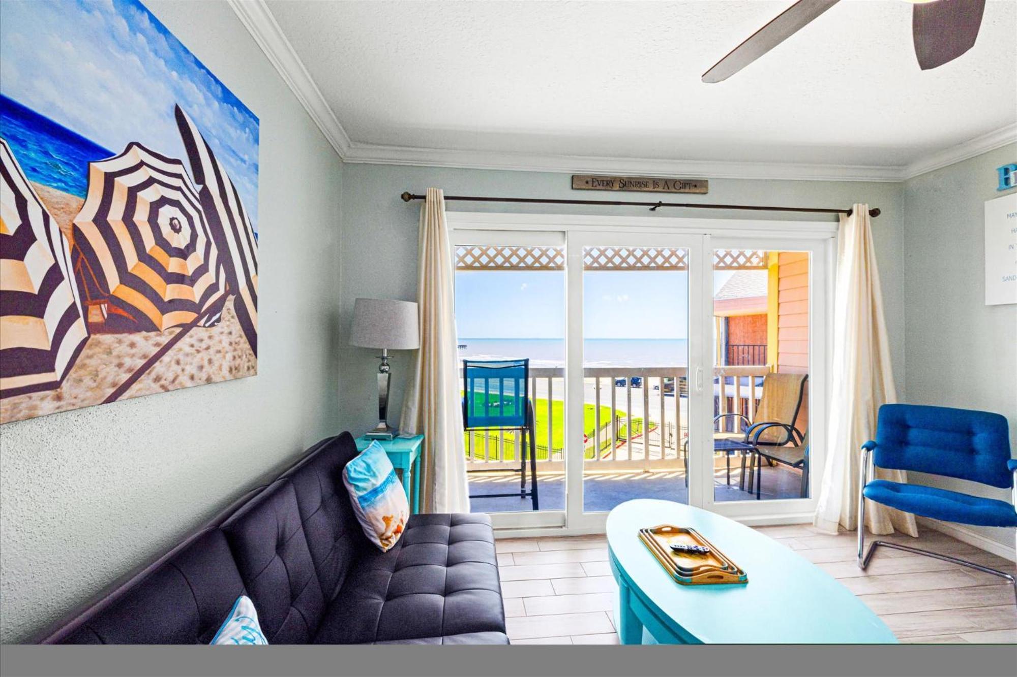 Charming Waterfront Condo Galveston Buitenkant foto